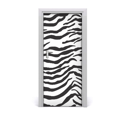 Fototapeta na dvere zebra pozadia