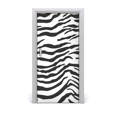 Fototapeta na dvere zebra pozadia