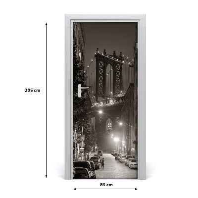 Fototapeta samolepiace dvere Manhattan New York