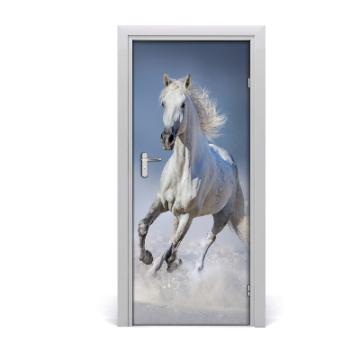 Samolepiace fototapety na dvere Kôň v cvale