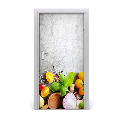 Fototapeta na dvere do domu samolepiace zelenina