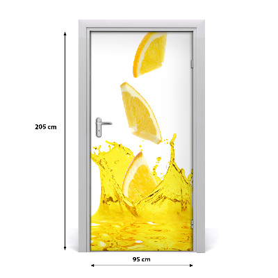 Fototapeta na dvere samolepiace citrónová šťava