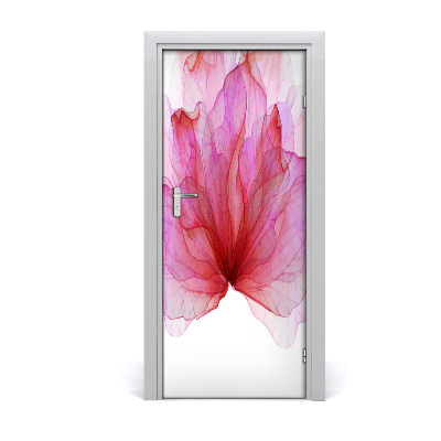 Samolepiace fototapety na dvere ružový kvet