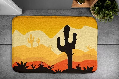 Predložka do kúpeľne Púštny kaktus