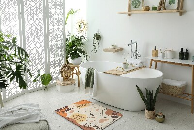 Kúpeľňová predložka Kvetinové abstrakcie