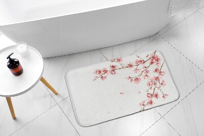 Kúpeľňová predložka Japonské kvety