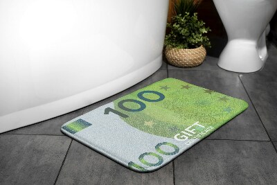 Kúpeľňová predložka Euro banknote peniaze