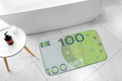 Kúpeľňová predložka Euro banknote peniaze
