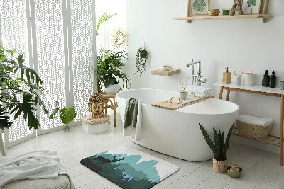 Kúpeľňová predložka Les jeleń