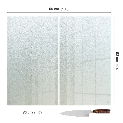 Doska na krájanie Dvojitá priehľadná