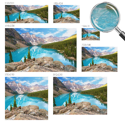 Fototapeta do obývačky Modré jazero