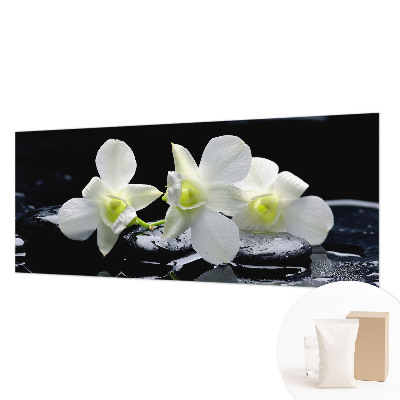 Vliesová fototapeta do obývačky Kvety a kamene