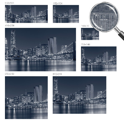 Fototapeta na mieru do obývačky Nočné mesto