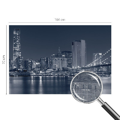 Fototapeta na mieru do obývačky Nočné mesto