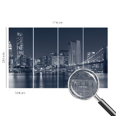 Fototapeta na mieru do obývačky Nočné mesto