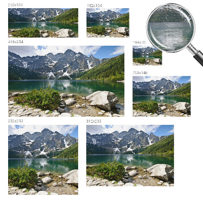 Vliesová fototapeta Horské jazero