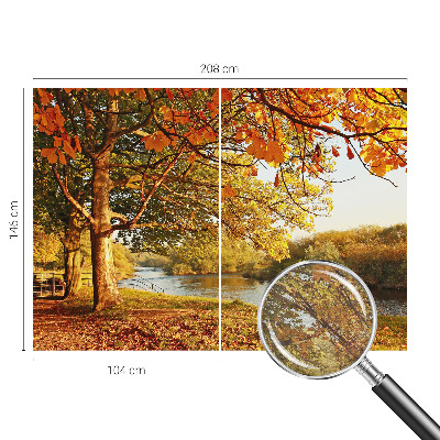 Vliesová fototapeta na stenu Pobrežná jeseň