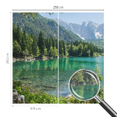 Vliesová fototapeta do spálne Zelené jazero