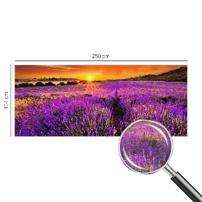 Moderná fototapeta na mieru Levanduľový západ slnka