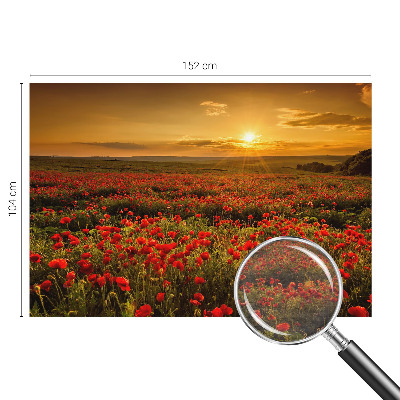 Dekoratívna fototapeta na stenu Makové pole