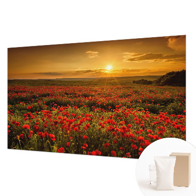 Dekoratívna fototapeta na stenu Makové pole