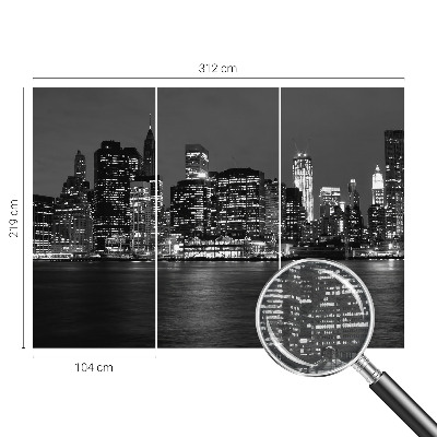 Moderná fototapeta Nočná metropola