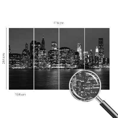 Moderná fototapeta Nočná metropola