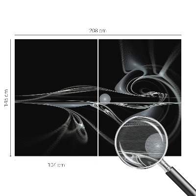 Vliesová fototapeta do obývačky Kvapalinové linky