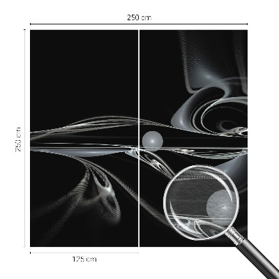 Vliesová fototapeta do obývačky Kvapalinové linky