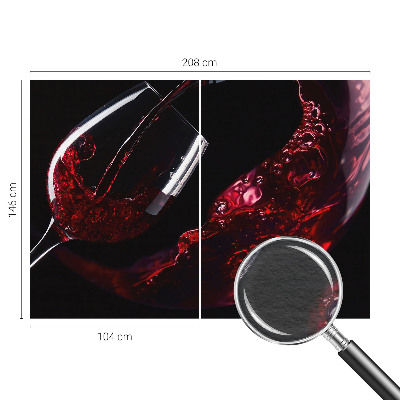 Dekoratívna fototapeta na stenu Červené víno