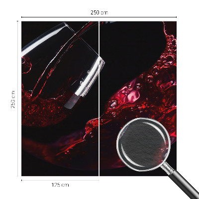 Dekoratívna fototapeta na stenu Červené víno