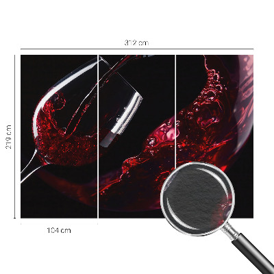 Dekoratívna fototapeta na stenu Červené víno