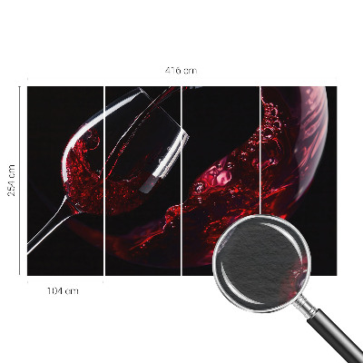 Dekoratívna fototapeta na stenu Červené víno