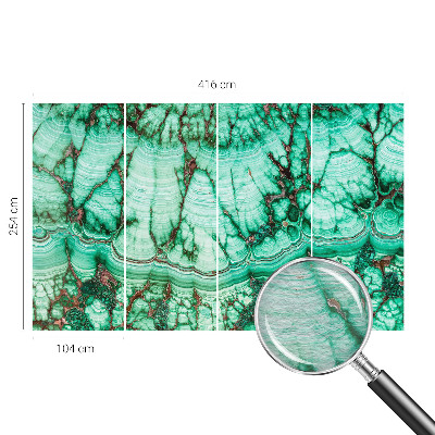 Vliesová fototapeta pre deti Zelené vzory