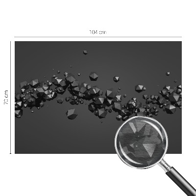 Fototapeta na mieru do spálne Čierne hrudky