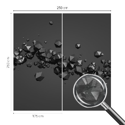 Fototapeta na mieru do spálne Čierne hrudky