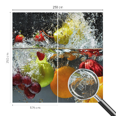 Vliesová fototapeta na stenu Ovocie vo vode