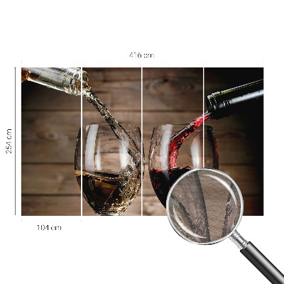 Fototapeta Poháre vína