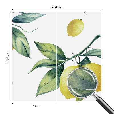 Fototapeta na mieru Citrónový motív