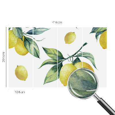 Fototapeta na mieru Citrónový motív