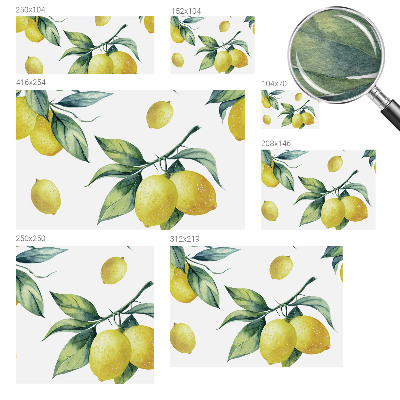 Fototapeta na mieru Citrónový motív