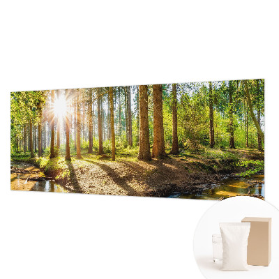 Vliesová fototapeta do obývačky Lesná idylka