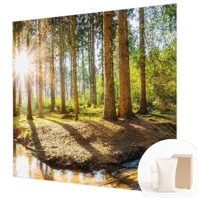 Vliesová fototapeta do obývačky Lesná idylka