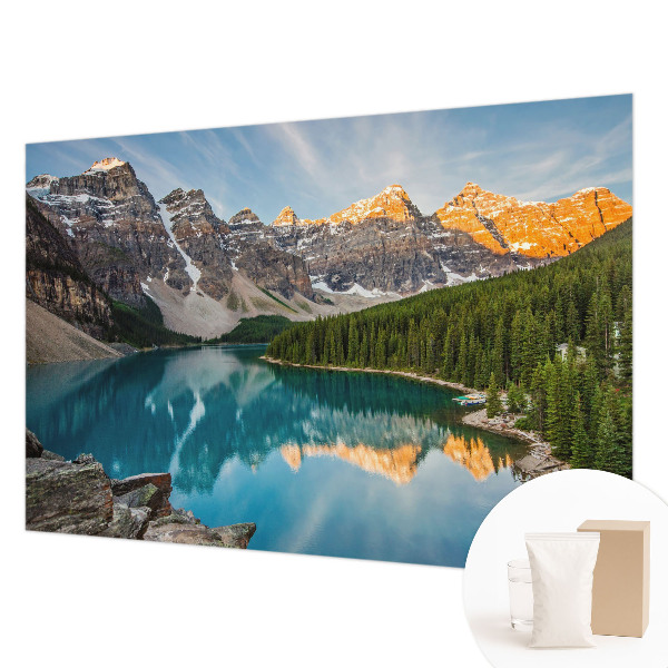 Vliesová fototapeta do spálne Odraz v horách