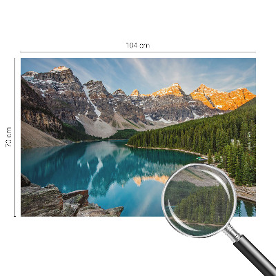 Vliesová fototapeta do spálne Odraz v horách