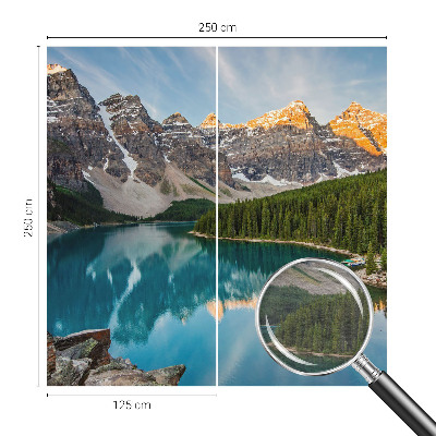 Vliesová fototapeta do spálne Odraz v horách