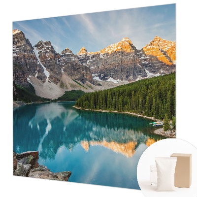 Vliesová fototapeta do spálne Odraz v horách