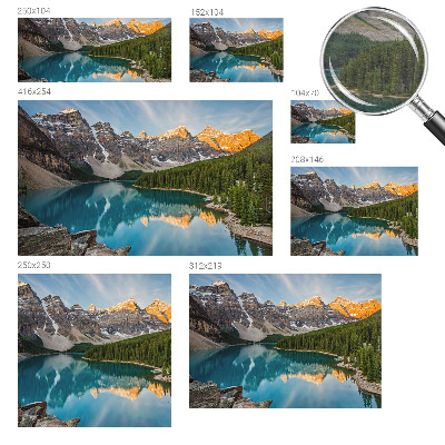 Vliesová fototapeta do spálne Odraz v horách