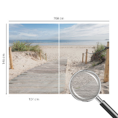 Vliesová fototapeta pre deti Drevený chodník