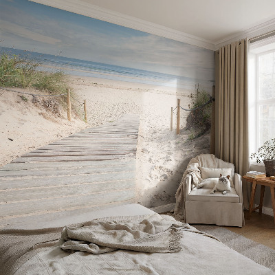 Vliesová fototapeta pre deti Drevený chodník